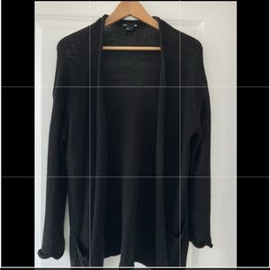 Long black knitted H&M cardigan size S